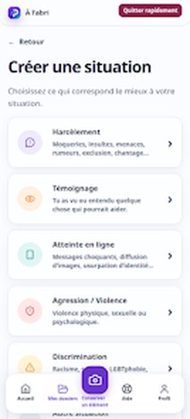 Choisir ce qui correspond à la situation